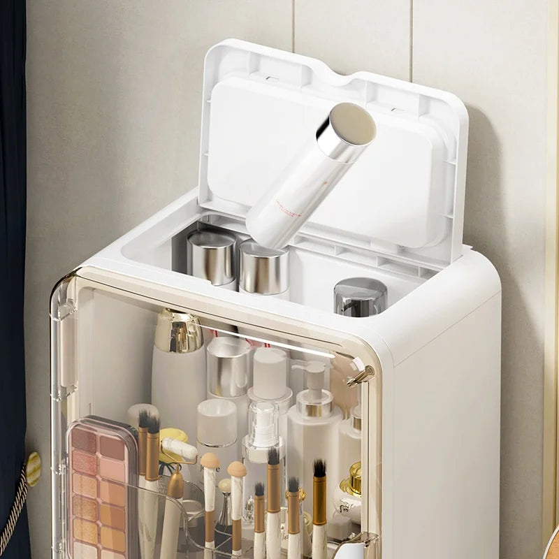 High-end cosmetic storage cabinet, home dressing table drawer, storage rack, large-capacity plastic cosmetic storage box
