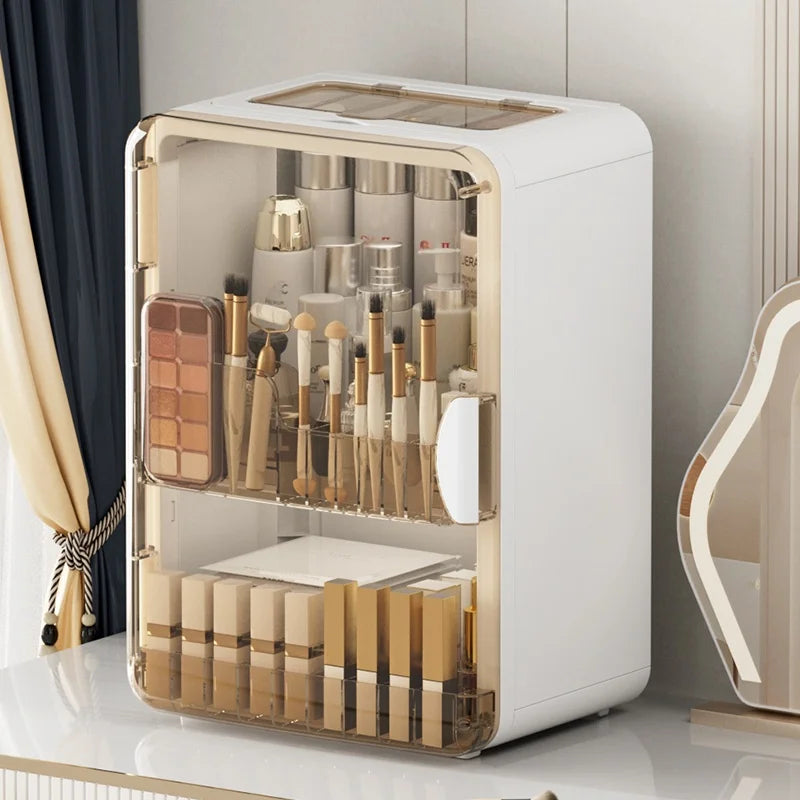High-end cosmetic storage cabinet, home dressing table drawer, storage rack, large-capacity plastic cosmetic storage box